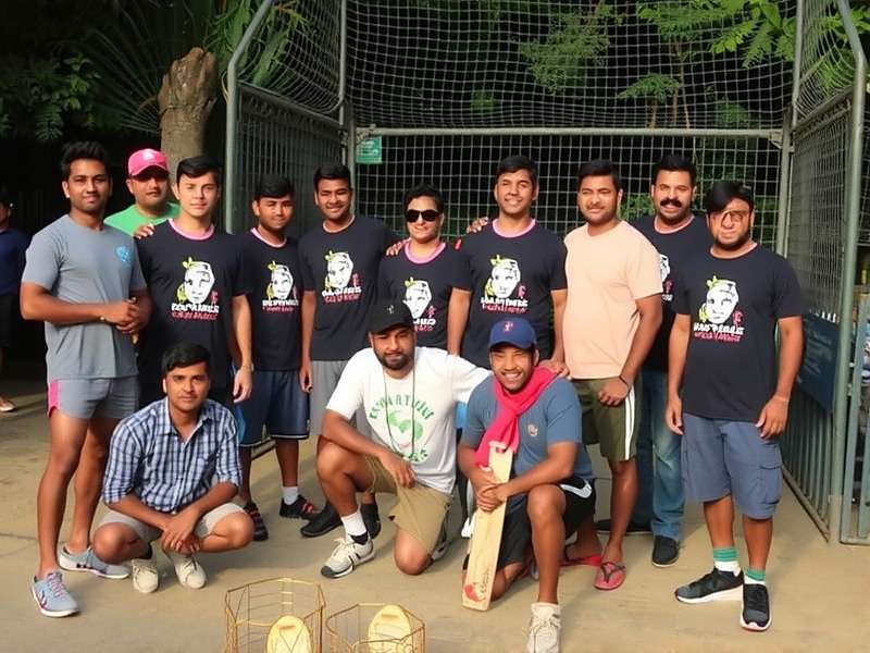 Cricket Basket Warrior community meetup in Mumbai with players wearing game merchandise